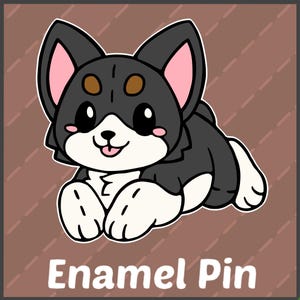 Corgi Hard Enamel Pin, Corgi Enamel Pin, Corgi Pin, Corgi Accessory, Corgi Gift