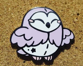 Owl Hard Enamel Pin, Owl Enamel Pin, Owl Pin, Owl Accessory, Pastel Owl *FINAL STOCK*
