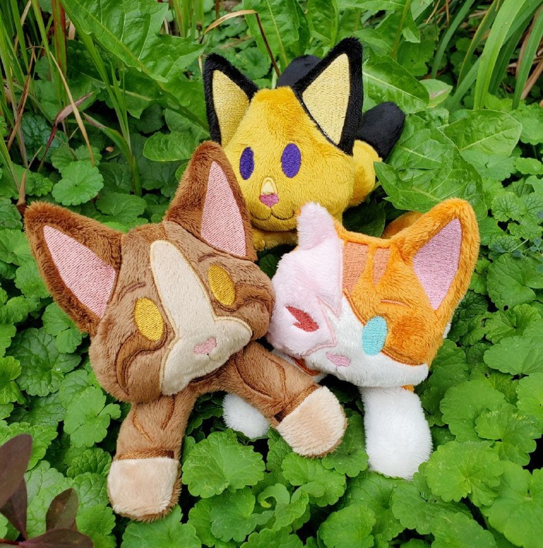 Mystery Warrior Cat Plush Toy Warriors Plushie Grab Bag Etsy