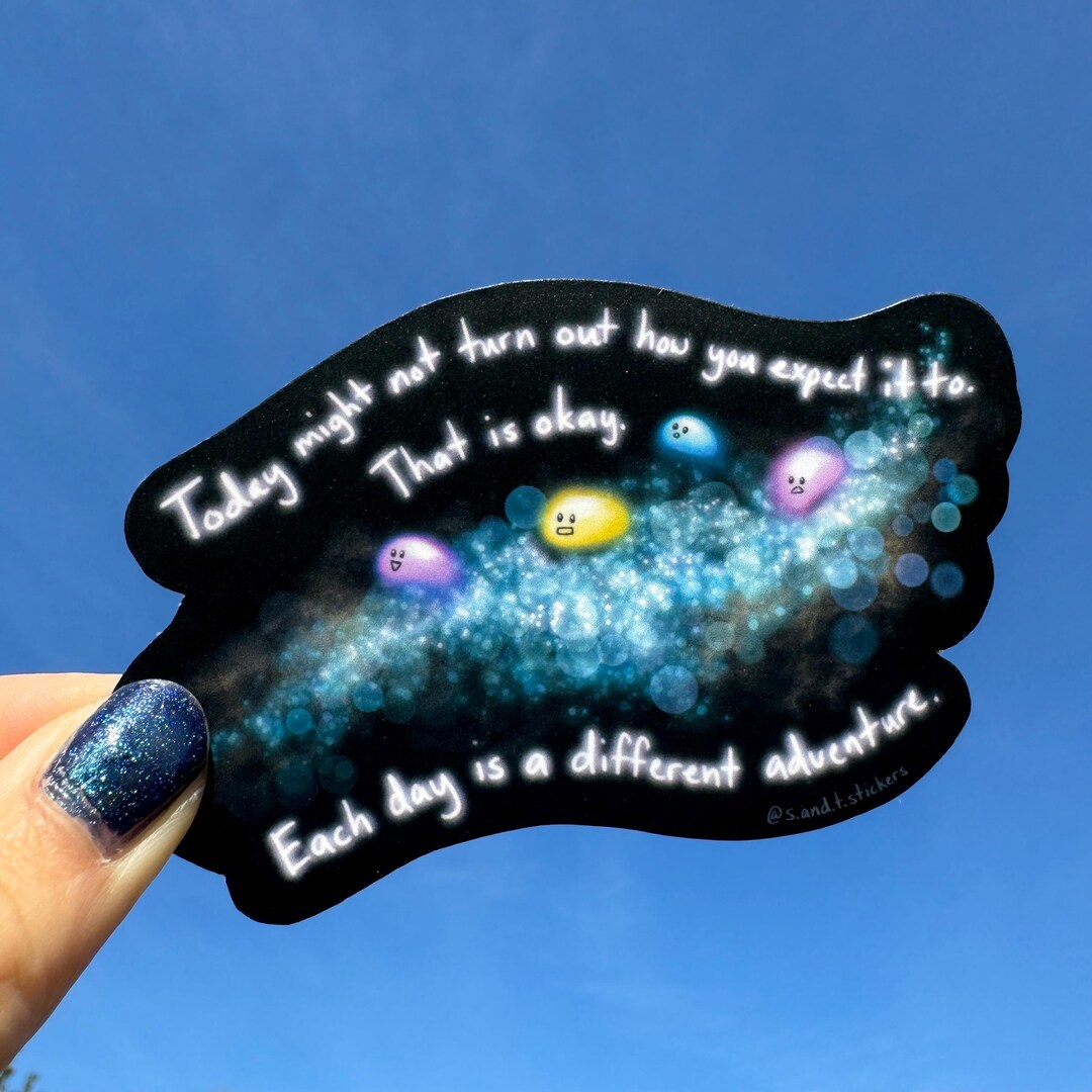 Expectations Sticker | 3.5 Inch Waterproof Vinyl | Calm | Friendly ...