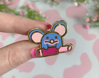 Lipstick Blue Mouse Pin