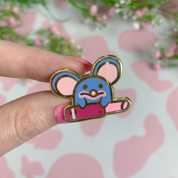 Lipstick Blue Mouse Pin