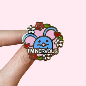 PREORDER I’m Nervous Blue Mouse Pin