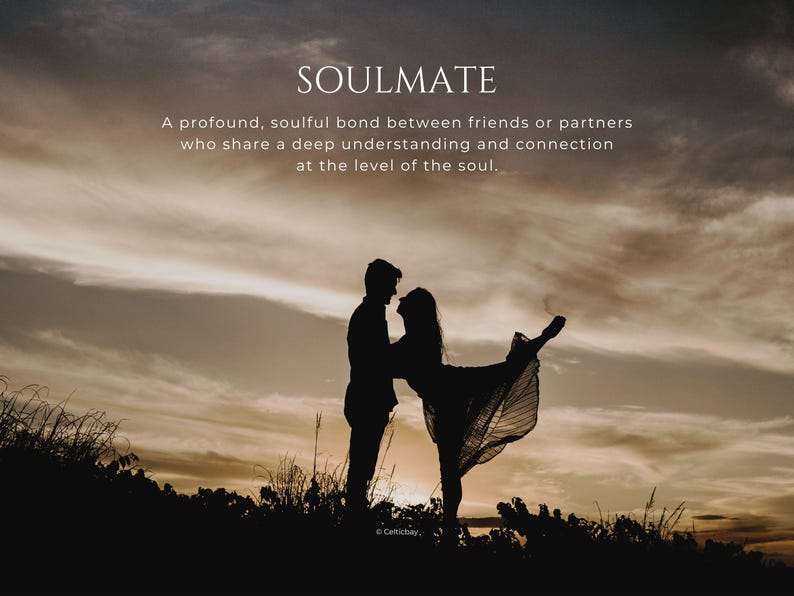 Couple lifestyle image featuring the meaning of Anam Cara, Irish for Soulmate, highlighting the love, friendship and deep connection represented by the Ogham artwork.