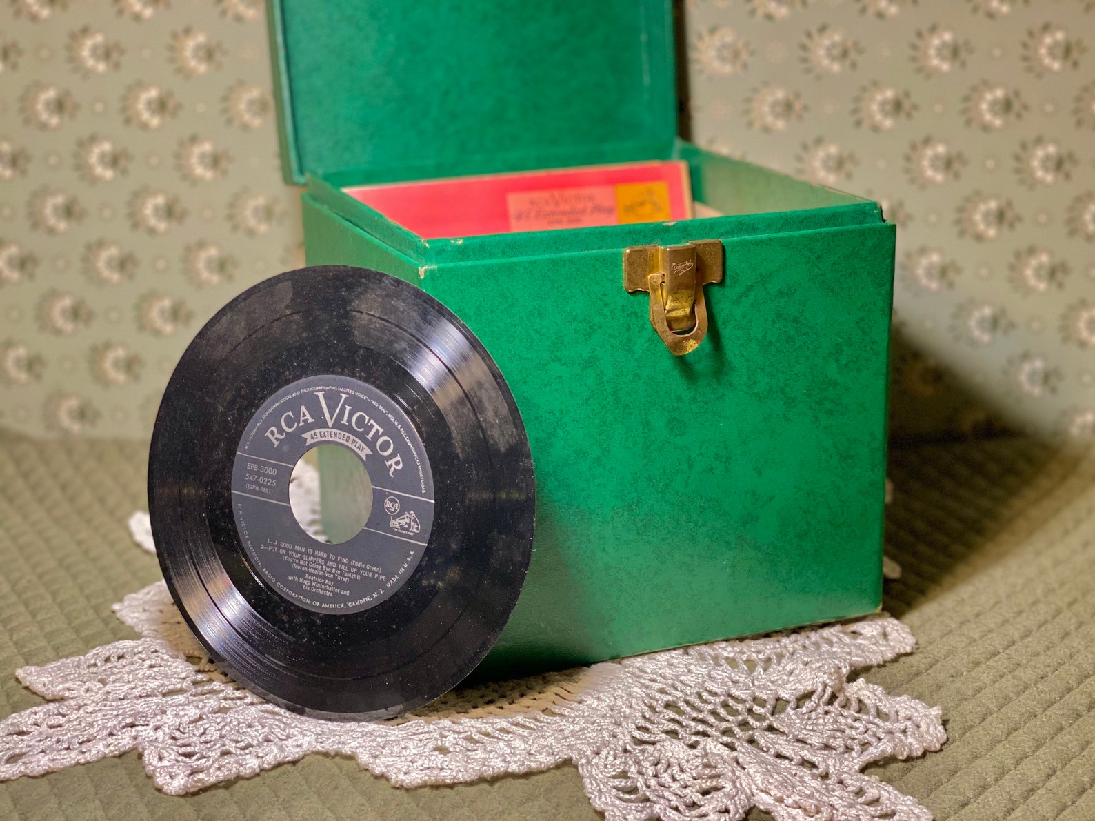 Vinyl Record 45 RPM Storage Case Etsy