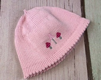 Baby hat, children's hat, hat, mushrooms, different sizes