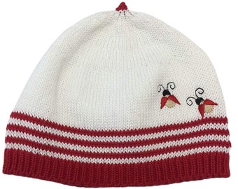 Baby hat, children's cap beetle, children's cap, knitted cap, cap, baby cap knitted, beetle