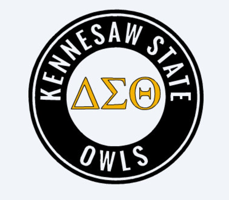 Kennesaw State University Monogram or Greek Club die cut decal Etsy