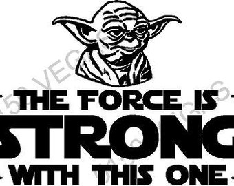 The Force Is Strong Pressure Cooker Decal