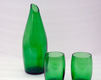 LUNETTES D'EAU PERRIER avec ensemble de pichet - Carafe + gobelets