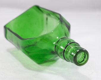 Succulent Herb Kitchen Planter - Snack Bowl made from Beautiful Shaped whiskey  Bottle