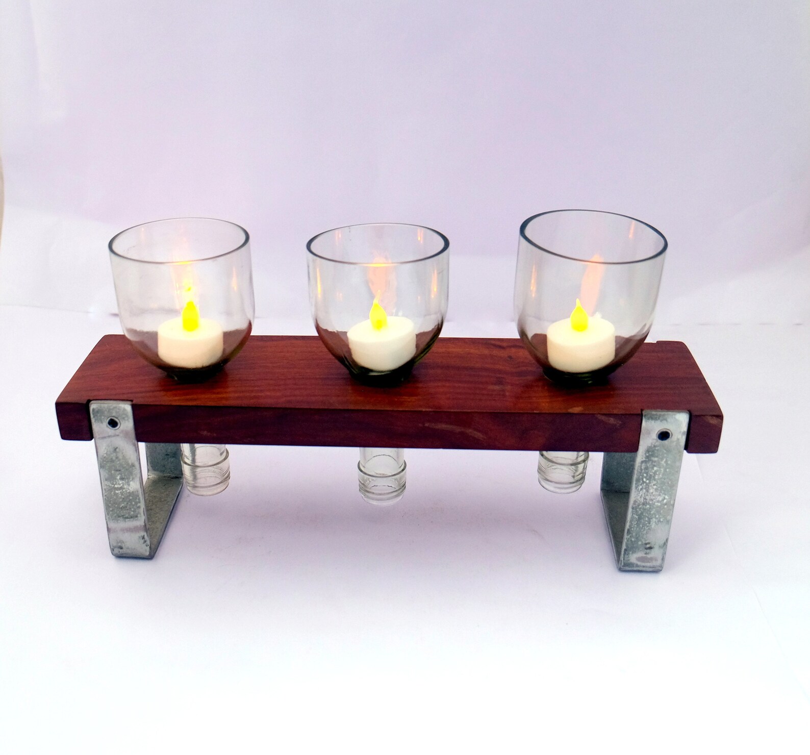Home & Wedding Decoration Wine Bottle Tea Light Candle Holder Etsy
