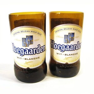 Beer Bottle Drinking Cups - Glasses - Hoegaarden Tumblers Set