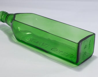 Succulent Herb Kitchen Planter - Snack Bowl made from Beautiful whiskey  Bottle