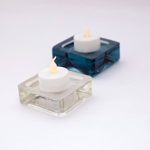 TEALIGHT CANDLE HOLDER / Paper Weight from repurposed Johnnie Walker Blue label & Gold Label Bottle