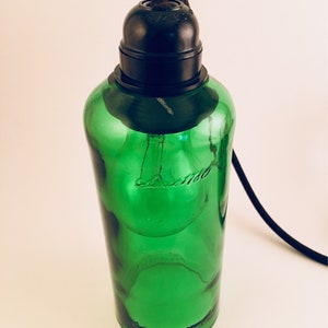 Lámpara colgante colgante de botella de whisky irlandés Jameson con accesorios