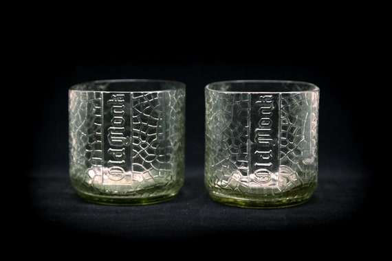 Buy Handcrafted Old Monk Rum Bottle Cocktail Glasses | Drinking