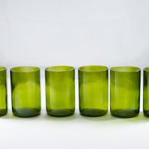 Wholesale Bulk 12 Oz Wine Bottle Glasses Upcycled Boutique Cups