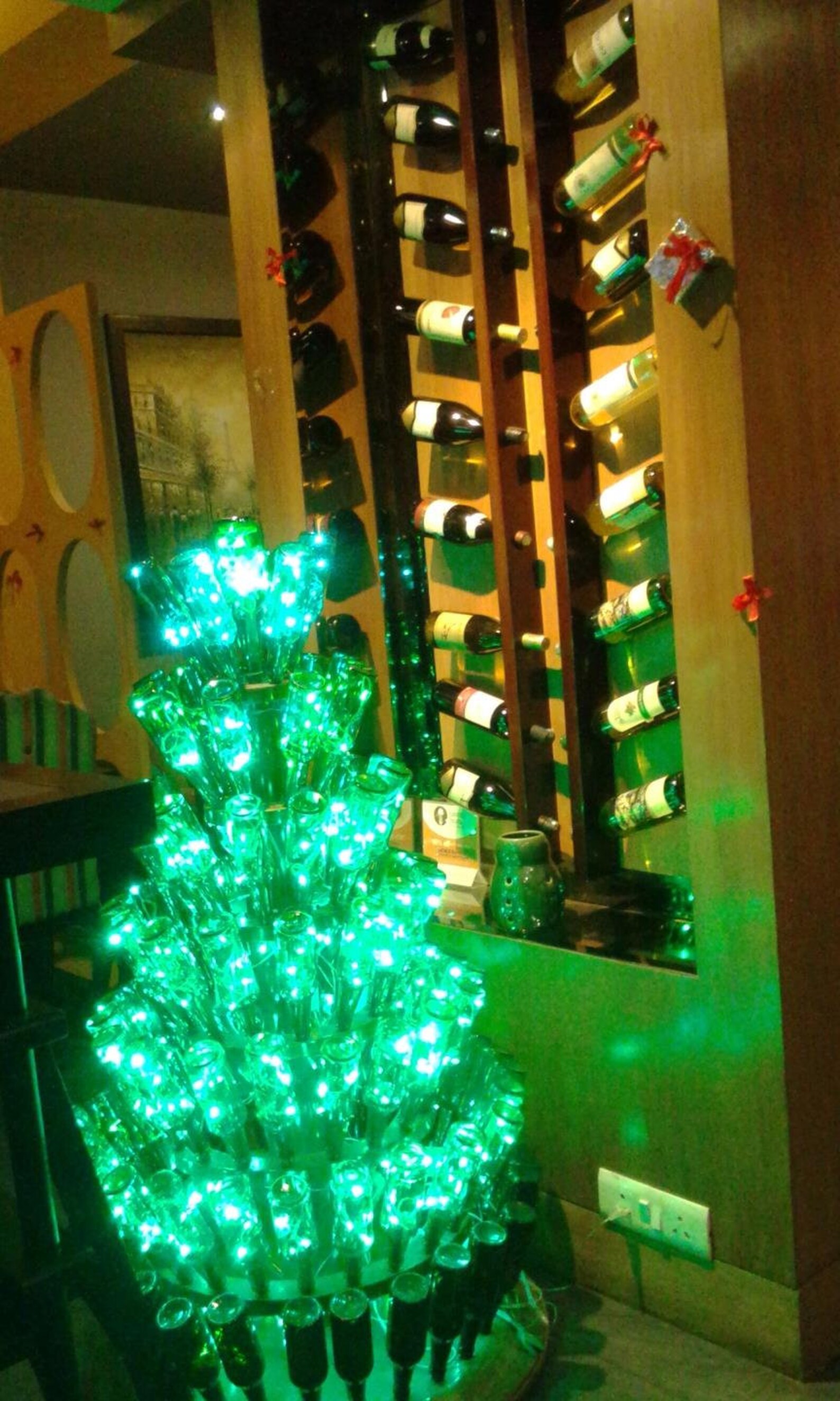 CHRISTMAS TREE Made From Beer Bottles & Led Lights Etsy