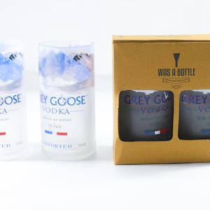 SEASONS GIFT SET : Grey Goose Tall Glasses | Repurposed Tumblers