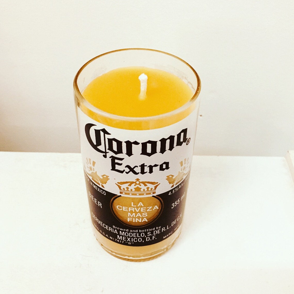 100 ONTARIO BEESWAX CANDLES in a Recycled Corona Bottle Etsy