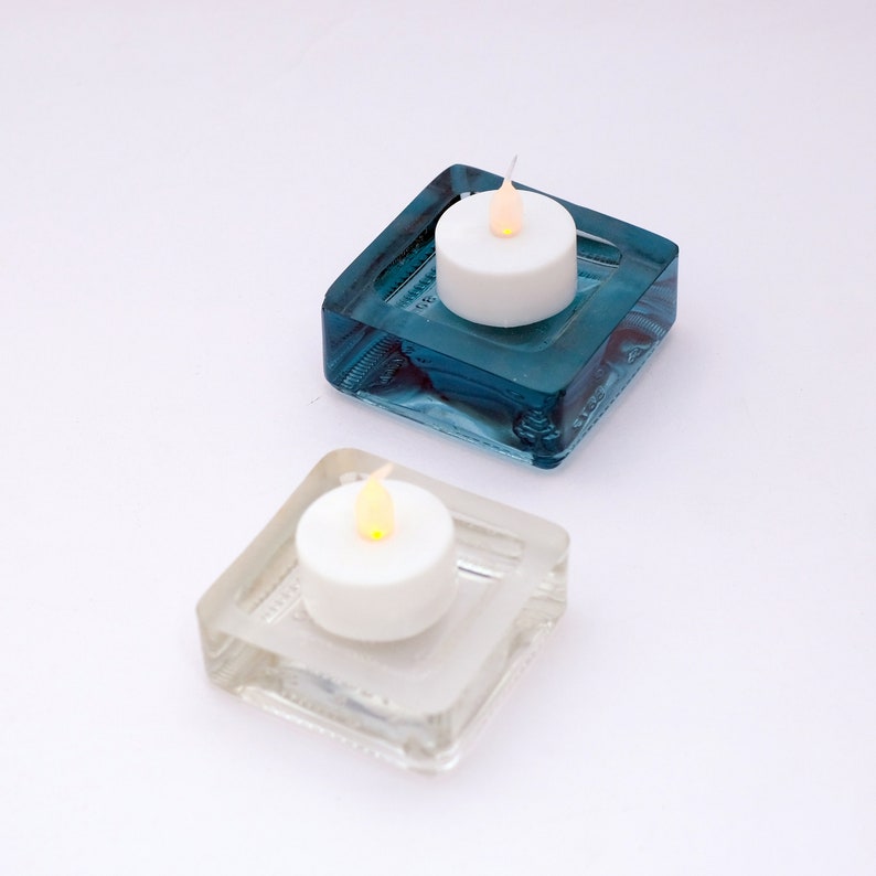 TEALIGHT CANDLE HOLDER / Paper Weight From Repurposed Johnnie Etsy
