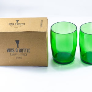 SEASONS GIFT PACKS Perrier Water Glasses - Green Tumblers