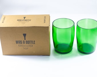 PAQUETES DE REGALO DE TEMPORADA Vasos de agua Perrier - Vasos verdes
