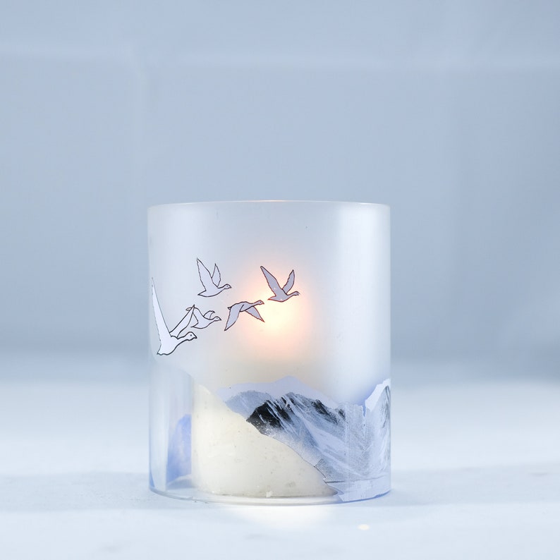 GREY GOOSE Tea Light Candle Holder Set Made From Grey Goose Etsy