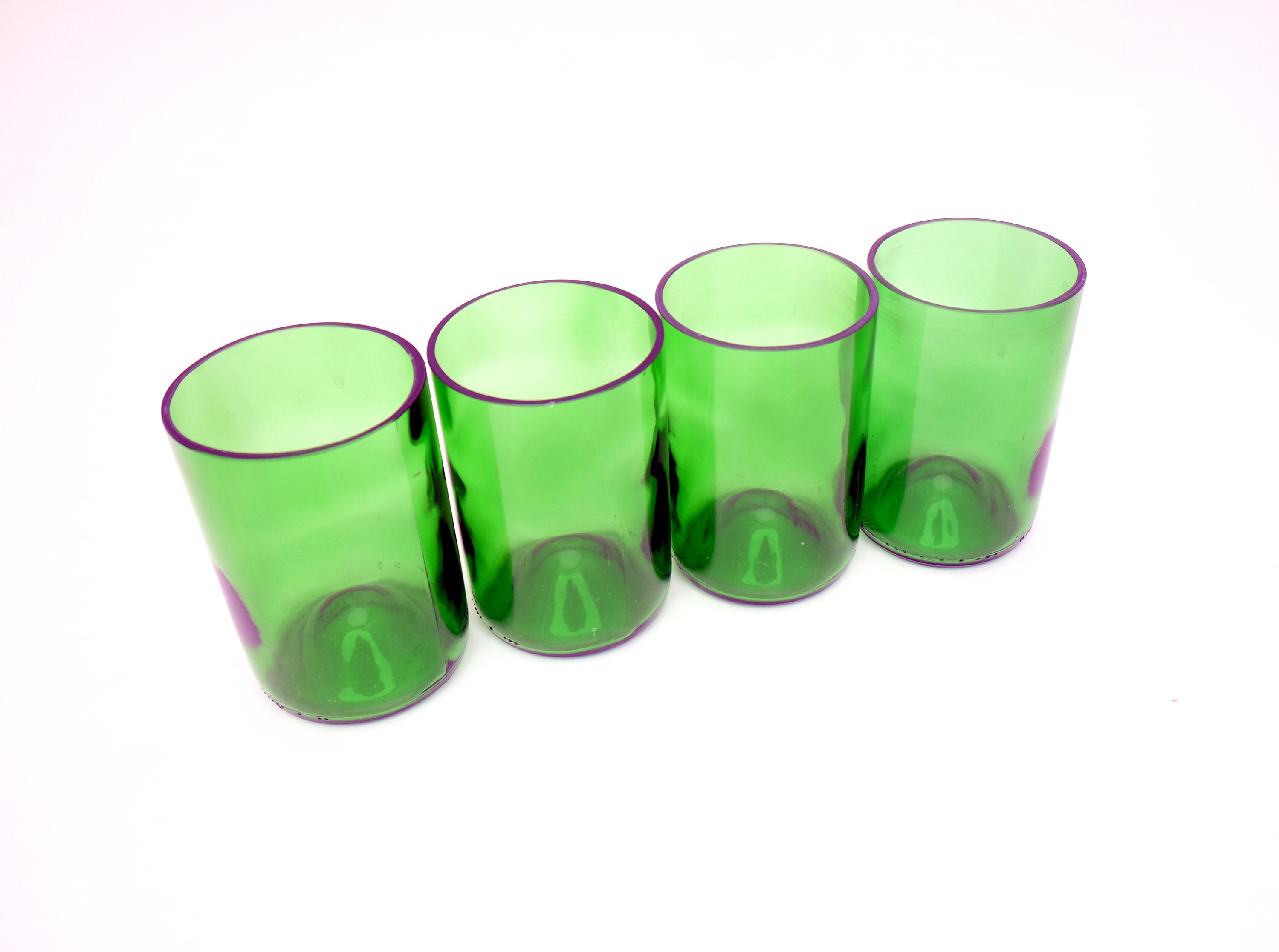 Wholesale Bulk 12 Oz Wine Bottle Glasses Upcycled Boutique Cups Eco  Drinking Tumblers 350ml Restaurant Water Glasses 