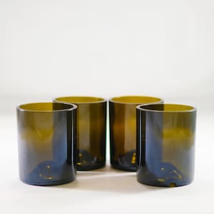 10 Ounce - 300 mL Wine bottle Glasses - Upcycled Tumblers - Cups