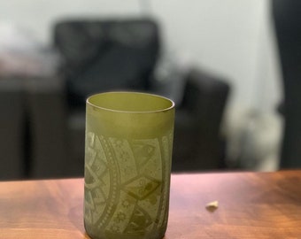 Vasos de vino grabados de 12 onzas