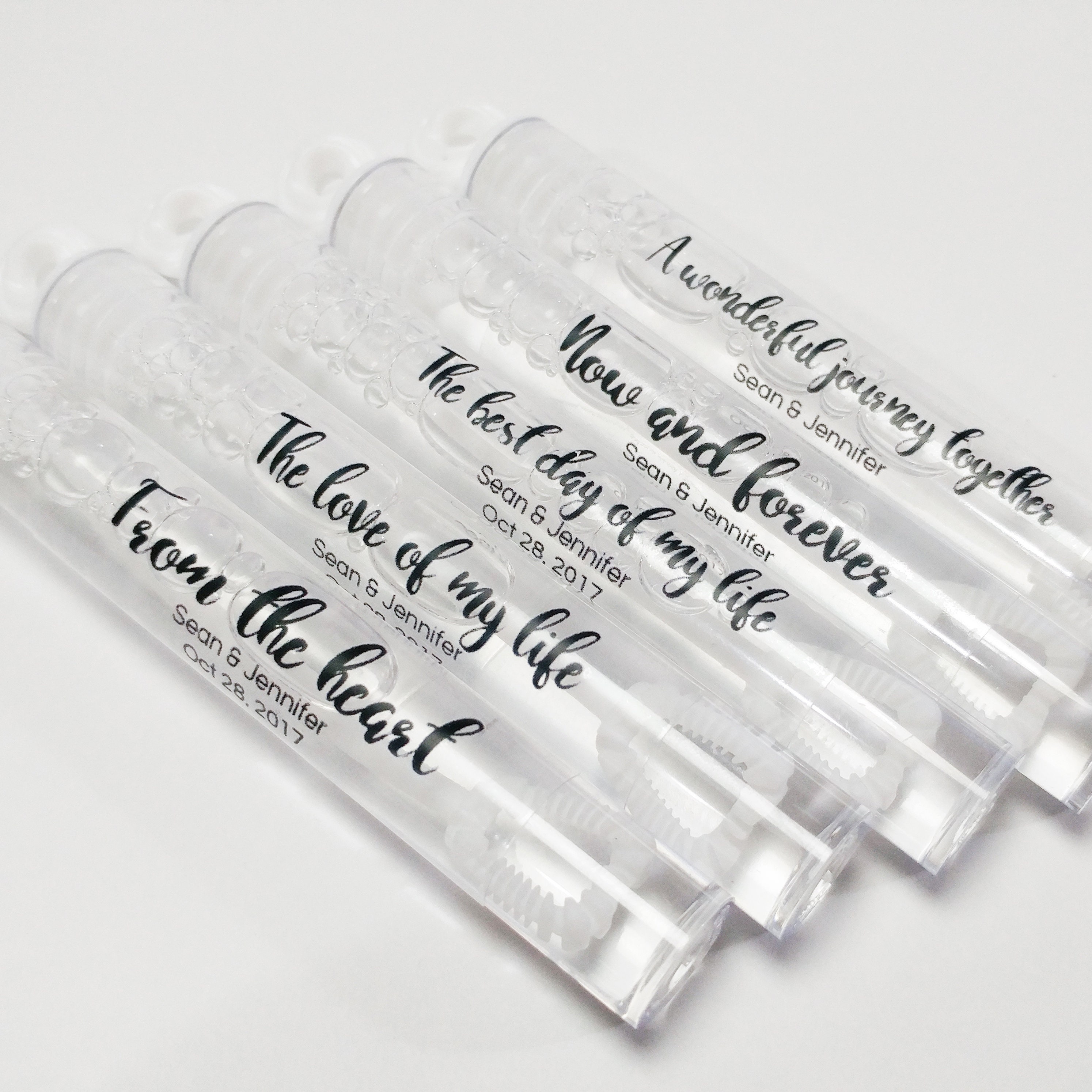 Personalized Wedding Bubble Tube Labels Wedding Favor Etsy