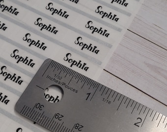 Waterproof Mini size Clear Sticker