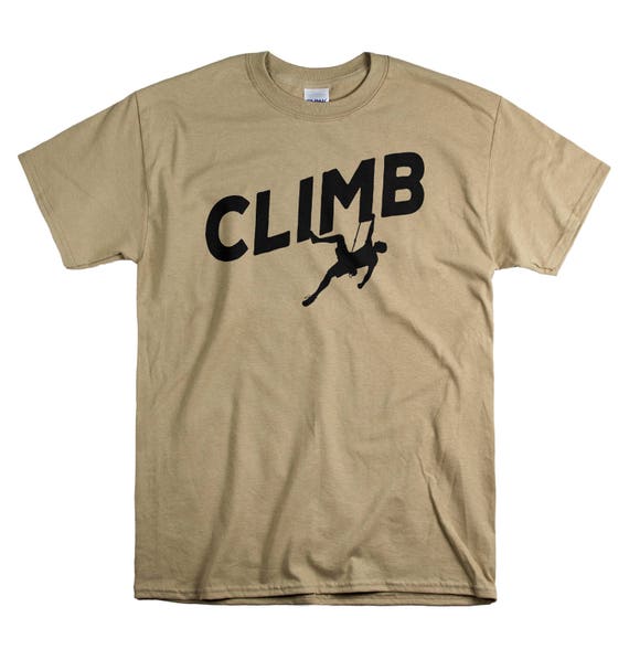 Items similar to Climb Shirt Gift for Rock Climbers Mountain
