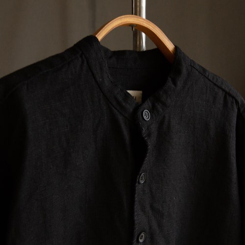 Men's Heavy Linen Shirt EARTH. Men's Winter Shirt Warm - Etsy