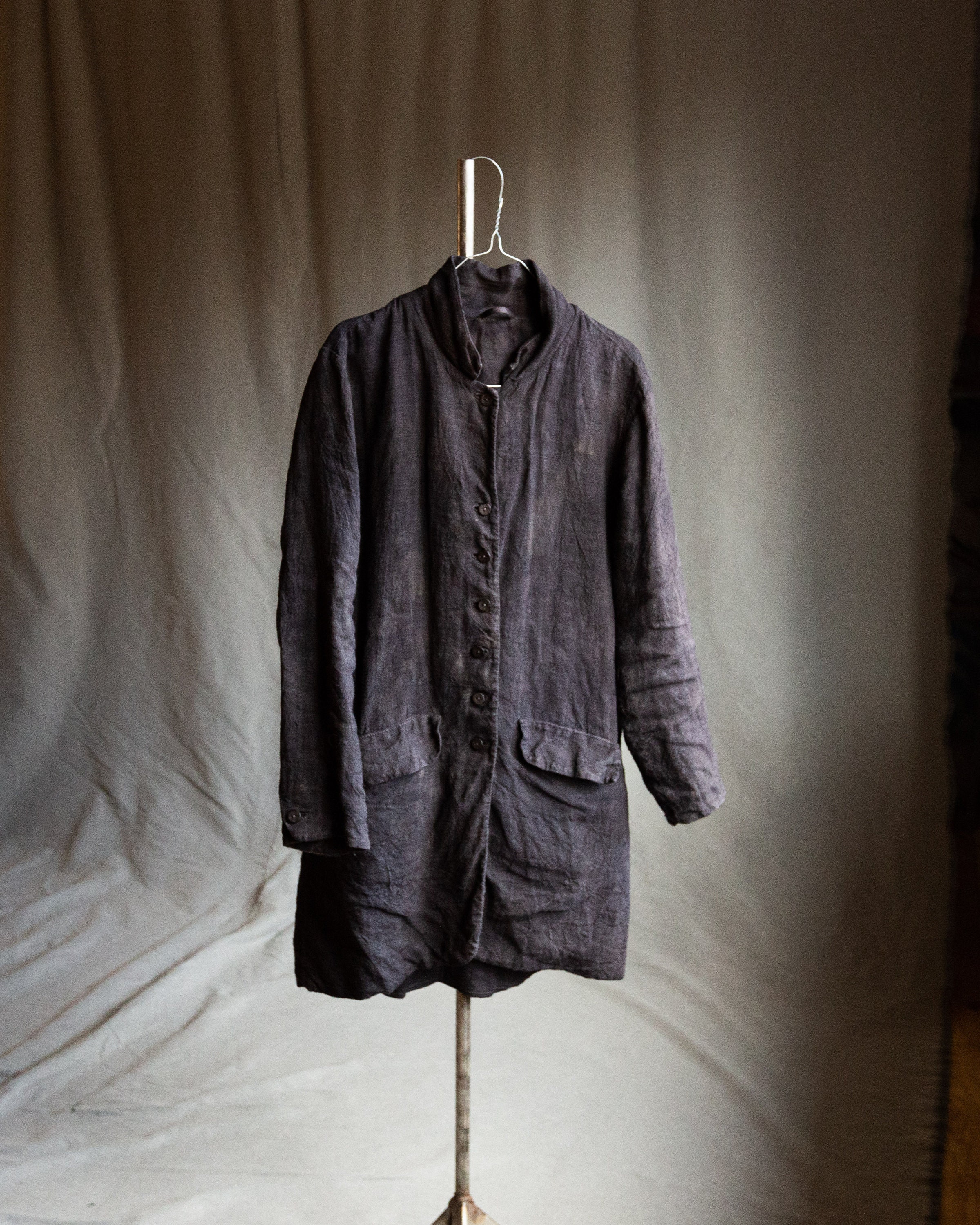 ジャケット・アウター ANTIQUE DUSTY DYE LINEN OVER JACKET ANTIQUE DUSTY DYE LINEN OVER JACKET