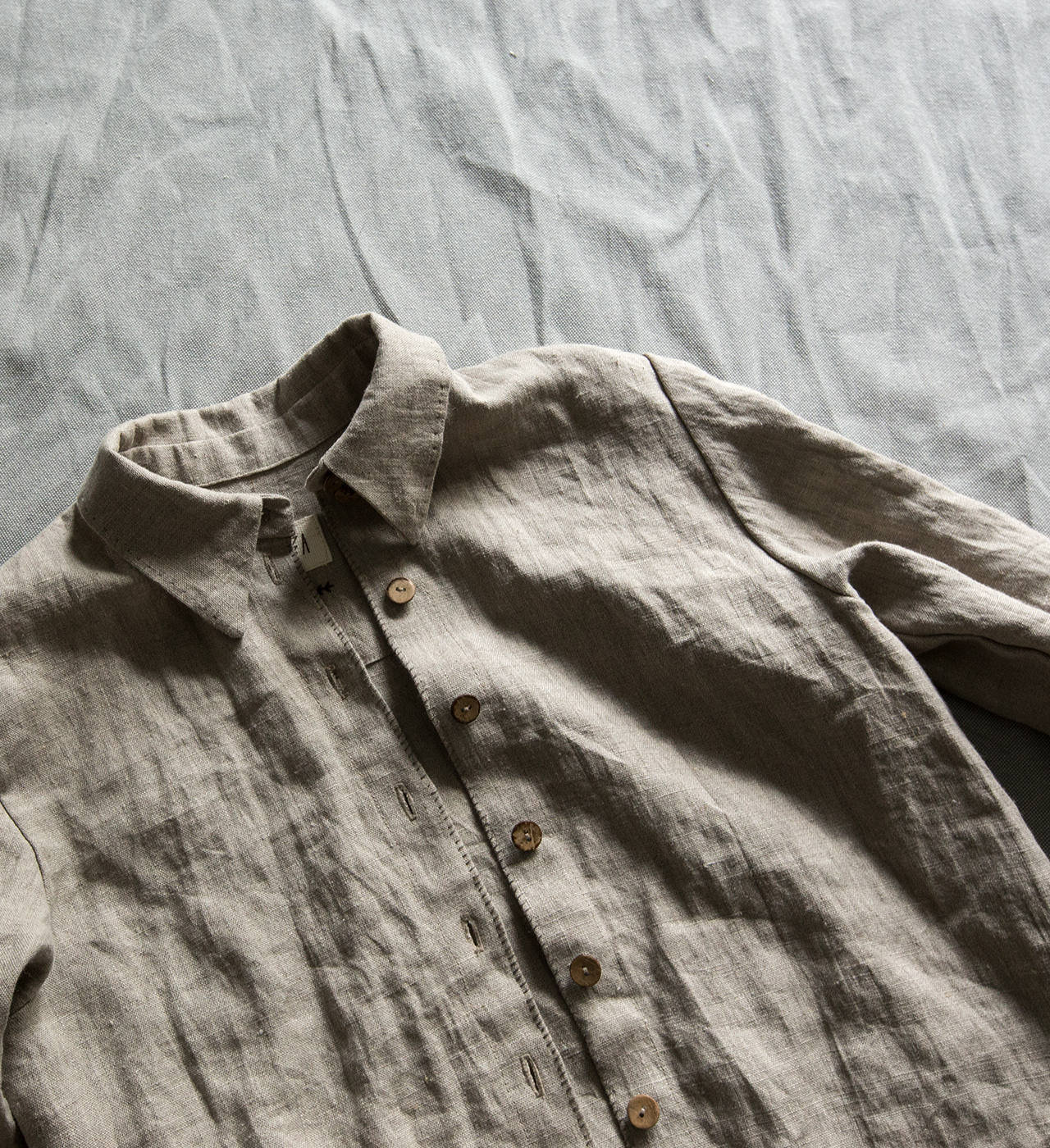 Heavyweight linen shirt Outlet