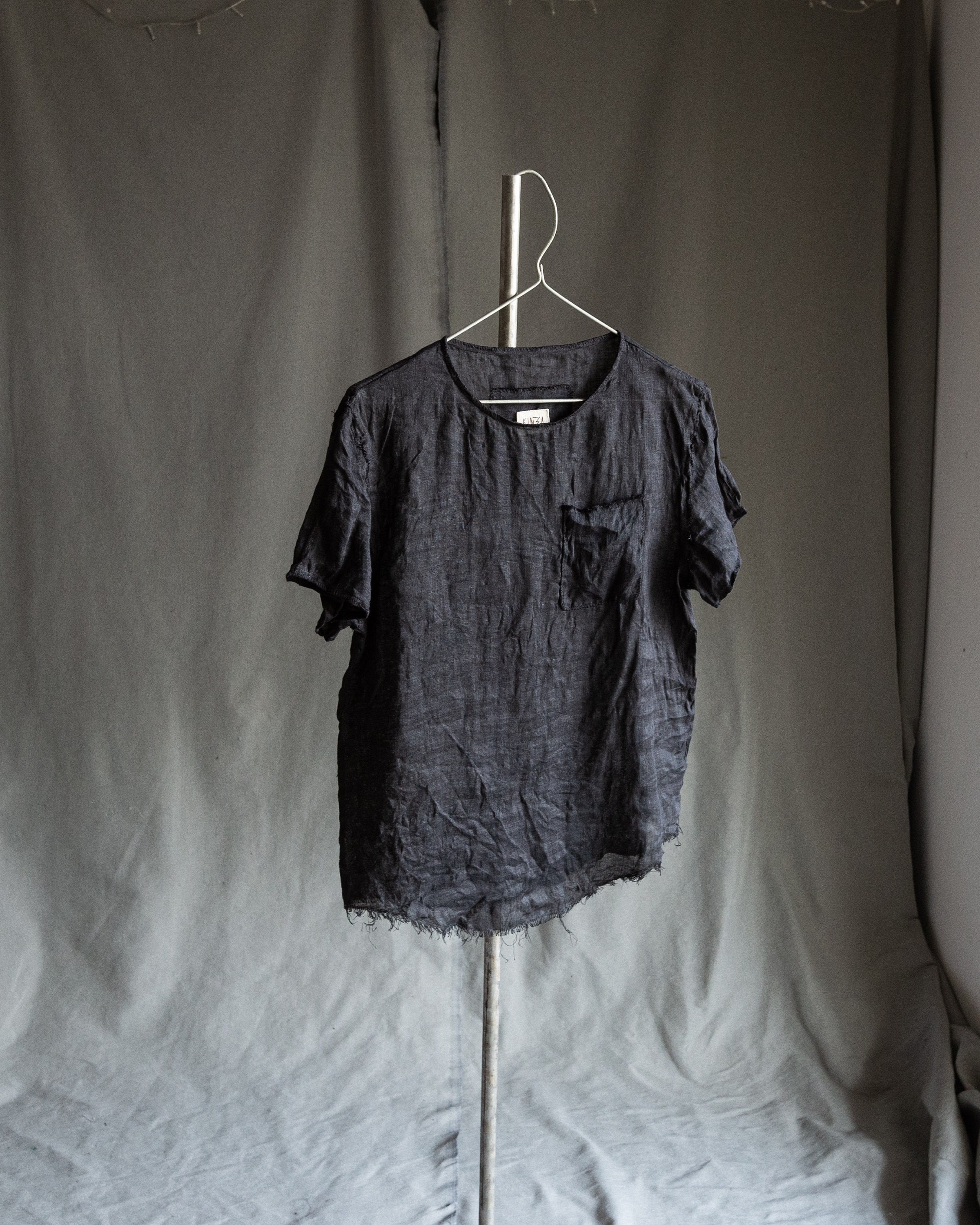 Womens Linen T-shirt INK. Women's Linen Clothing Black - Etsy