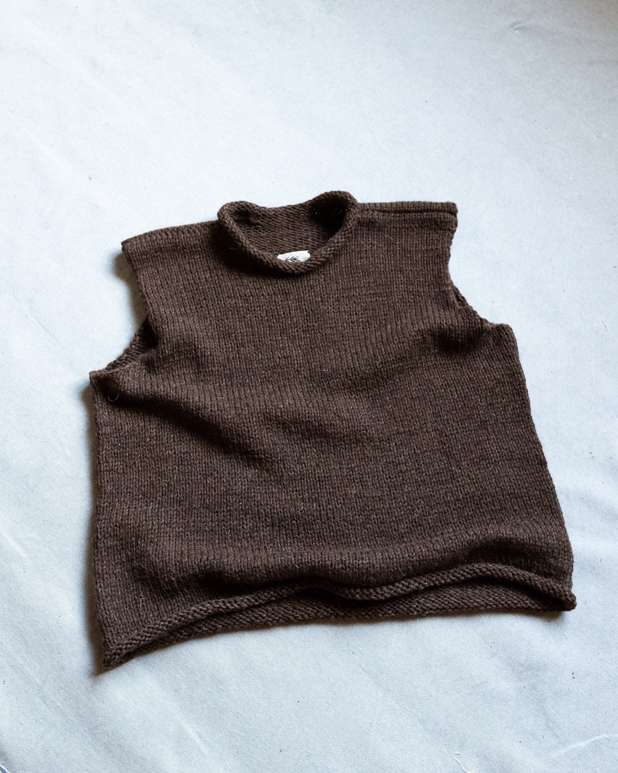 Knitted Vest LEAF. Natural Wool Woolen Vest Women's Vest - Etsy