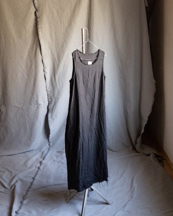 linen racerback dress Hot Knots Linen Racerback Dress HK2011 main image 0