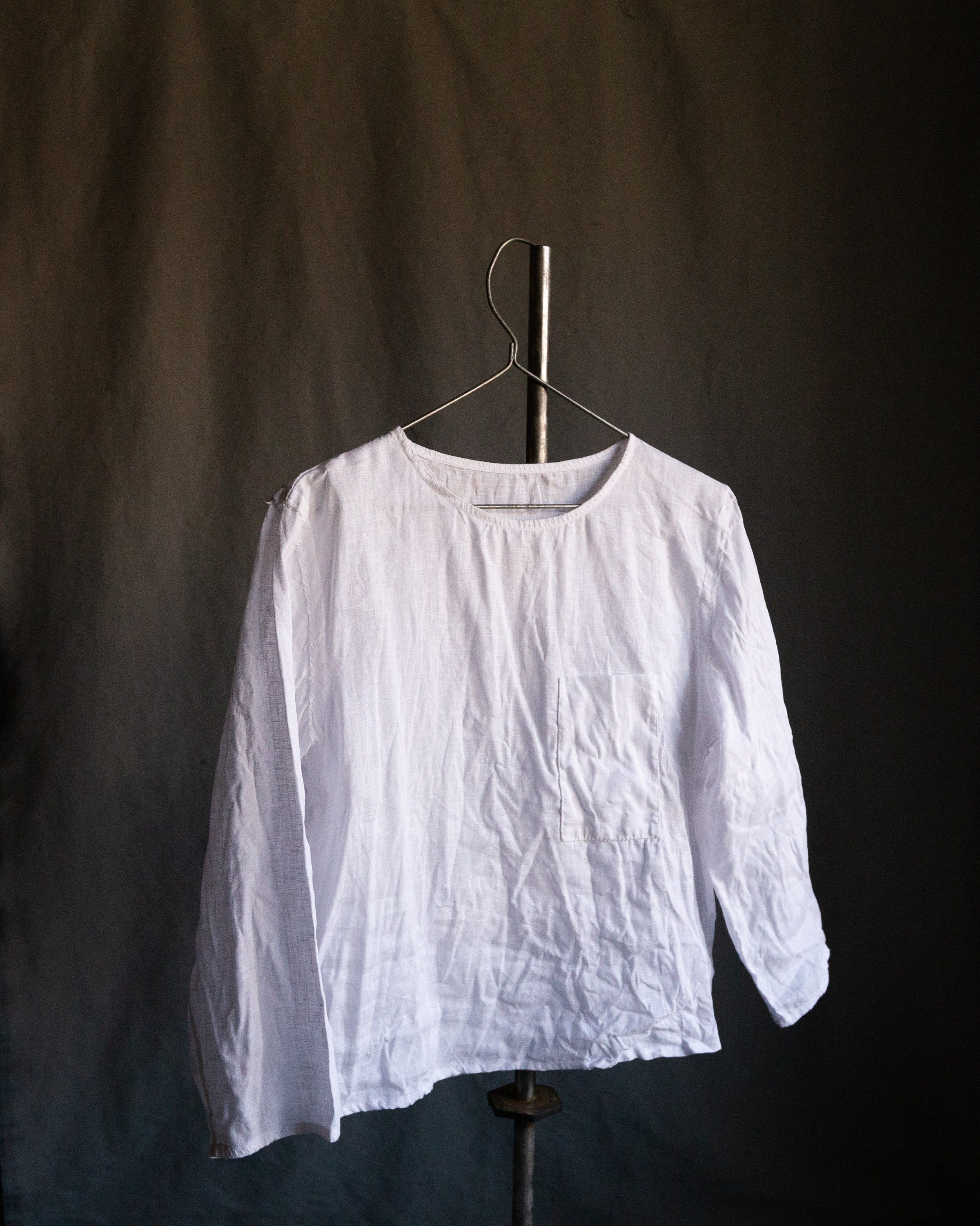 Womens linen shirt KYOTO. White linen blouse linen women | Etsy