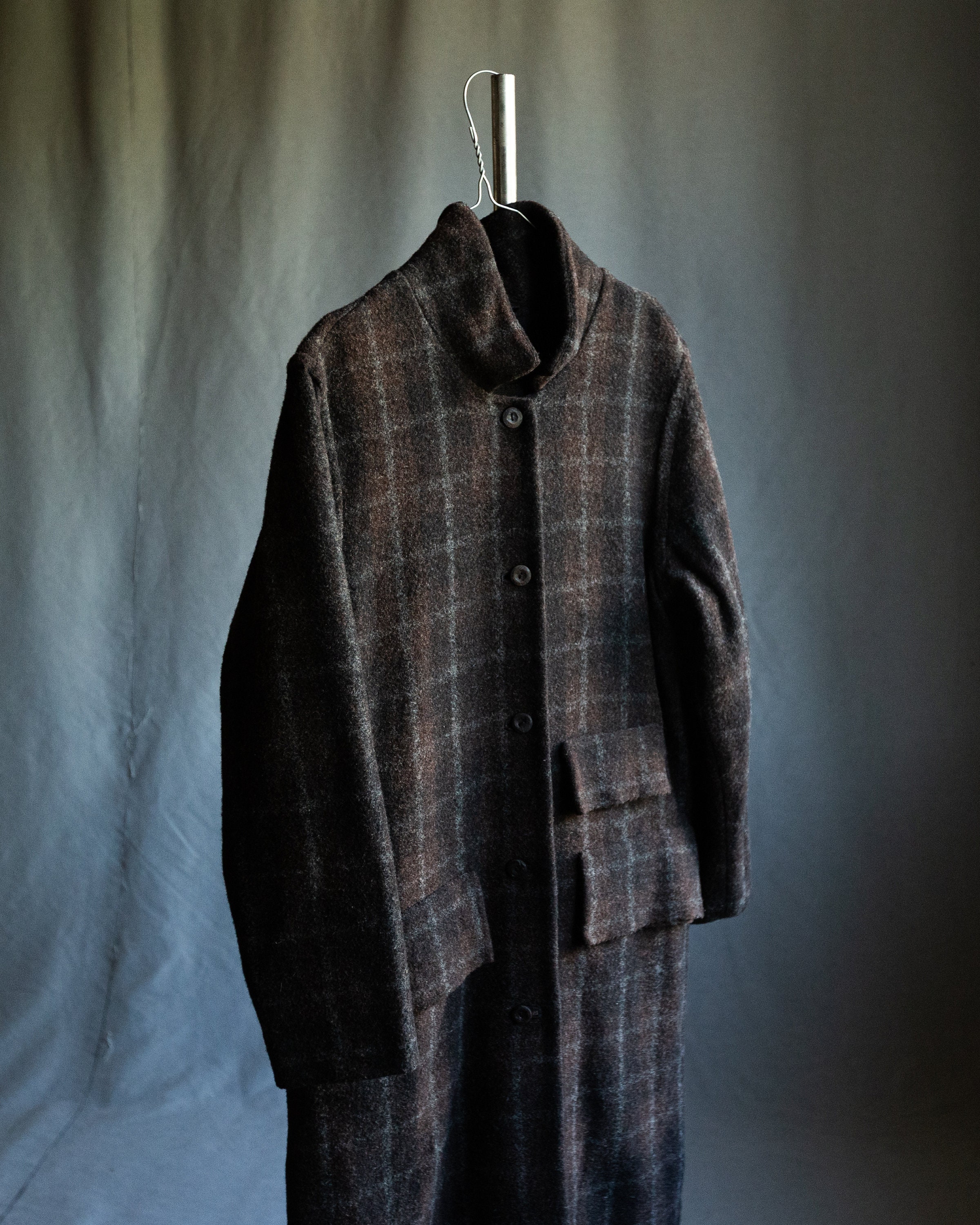 Her lip to／Hemingway Check Tweed Jacket-