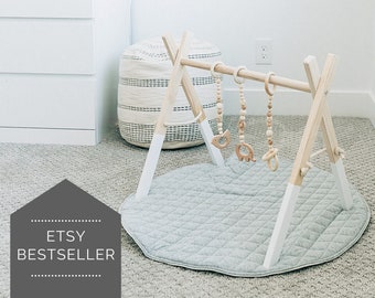 baby play gym grey