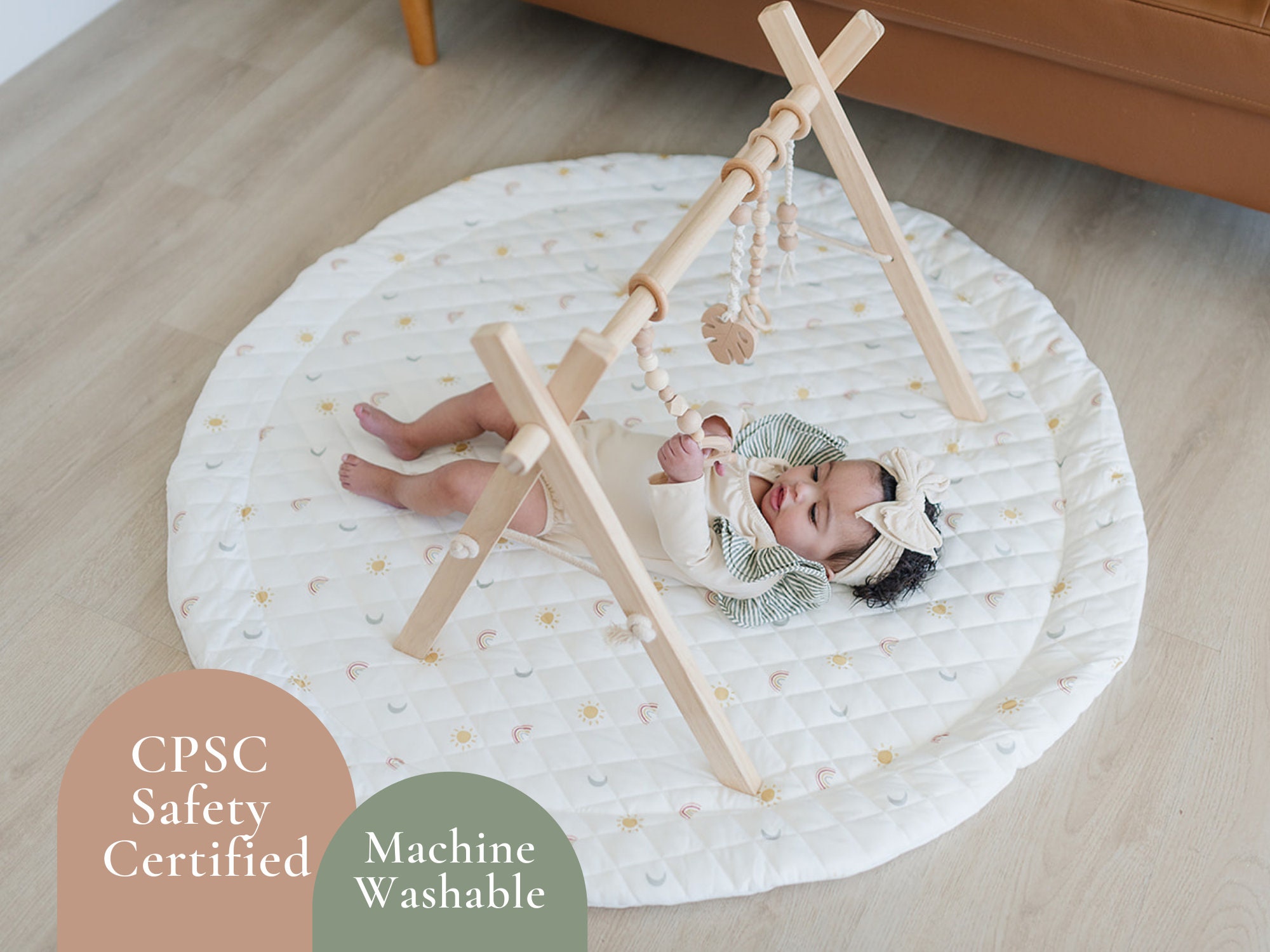 Baby Activity Mat Neutral Play Mat Montessori Baby Mat Etsy