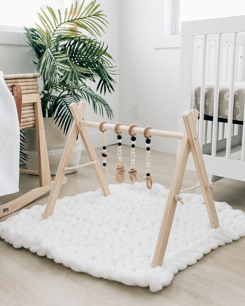etsy wooden play gym