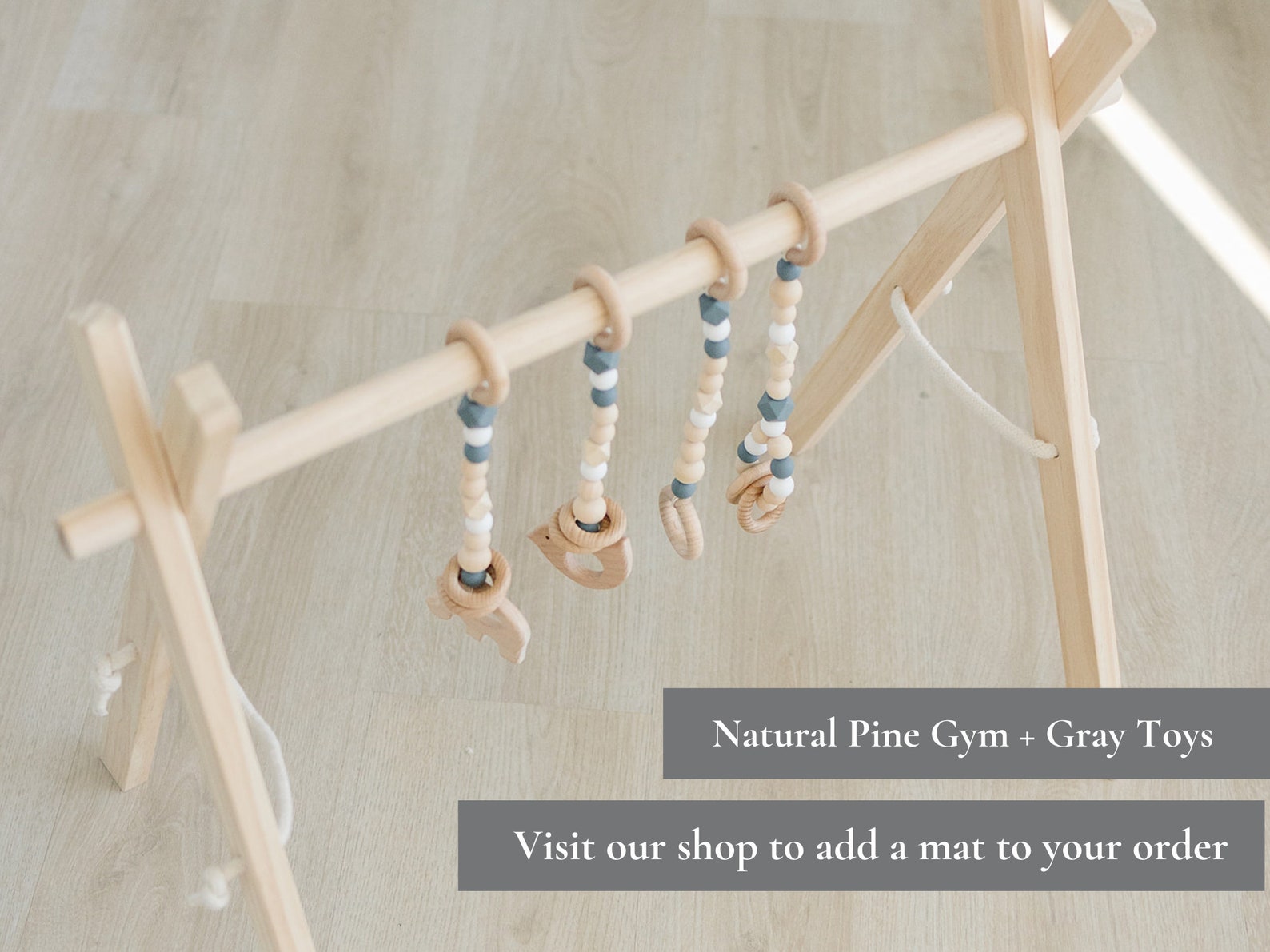 Wooden Activity Gym Baby Wooden Gym Wooden Baby Gym Toy Etsy