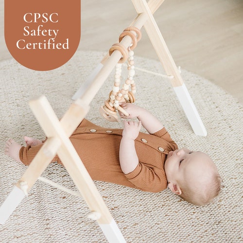 Play Gym Baby Wood Play Gym Toys Wooden Play Gym Baby Etsy