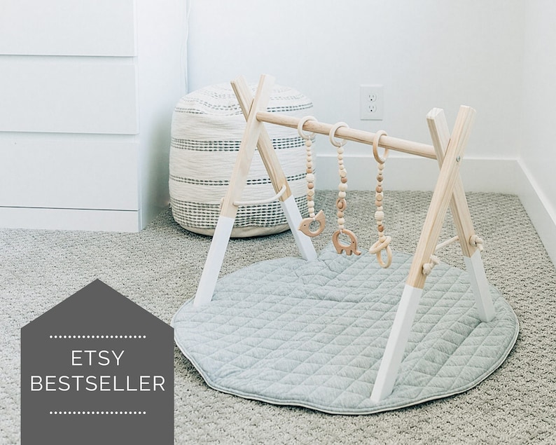 grey baby activity gym