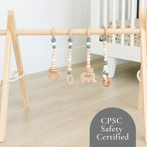 Baby wood cheap play gym